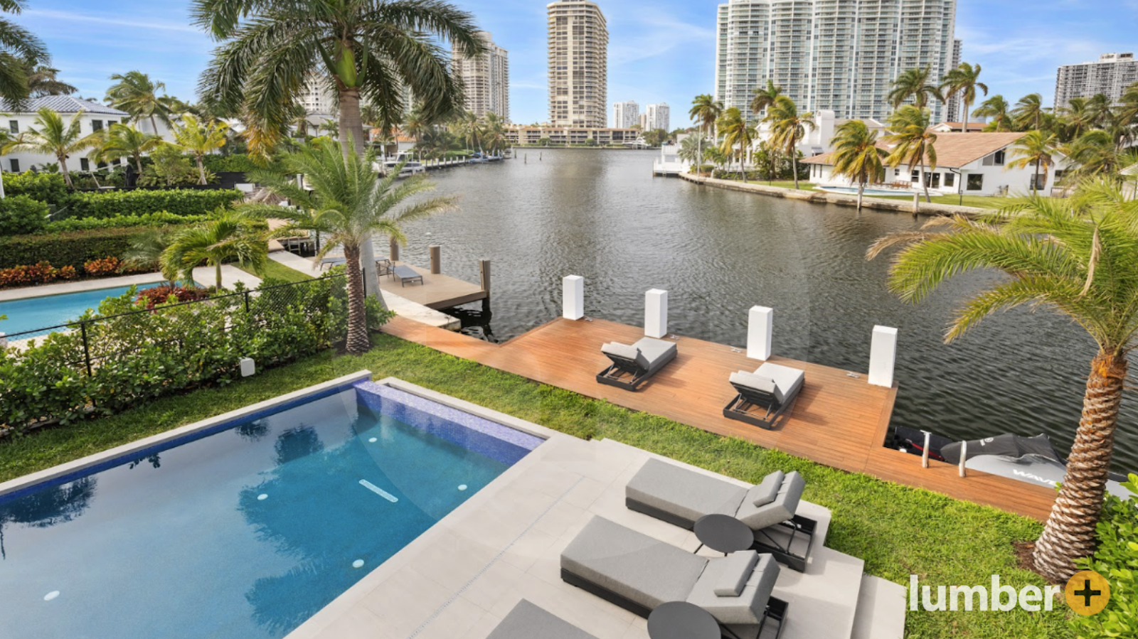 Commercial use of Miami deck materials.